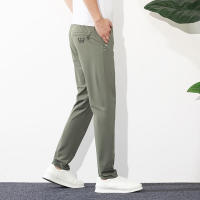 Pantalones Deportivos Y Casuales Para Hombre 2024 Primavera/Verano Cómodos Transpirables Secado Rápido Moda Pantalones Elásticos Casual - details 4