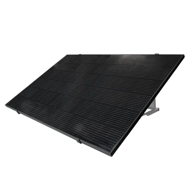 TSUN Kit Solar Pop Up - Panel Full Black 400W - Microinversor M400 400W - Soporte para instalación en suelo - Conexión WiFi vía Smart Plug - Permite conectar hasta 11 kits juntos - 1