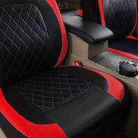 Funda universal para asiento de coche, funda de asiento de coche bordada de PU para todas las estaciones - details 7