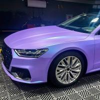 Película De Adhesivo Para Coche En Satén Mate Glaciador Lavanda Azul Con Vuelco Y Suelta De Aire Roll De Vinilo PVC Para Decoración Y Protección Del Automóvil - details 0