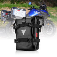 Bolsa De Tanque Para Motocicleta Universal Impermeable Accesorios De Viaje Con Base Saddlebags Adecuada Para Exterior Y Crash Bars - details 24