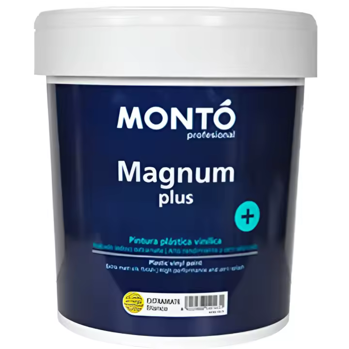 Montó (Valencia) Pintura Magnum+ para Paredes y Techos de Alta Lavabilidad y Cubrición Blanca - 1