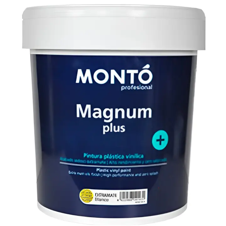 Montó (Valencia) Pintura Magnum+ para Paredes y Techos de Alta Lavabilidad y Cubrición Blanca - 1