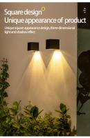 Lámpara De Pared Solar Exterior Impermeable Ilumina Jardín Casa Decoración Exterior Luz Caliente O Fría Moderna - details 8
