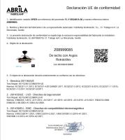 FABRILAMP Ventilador Dc Viper Negro/madera 48w 3aspas 91D 4800lm 6vel 3000k,4500k,6000k, Remoto+temporizador+memoria Incluye mando a distancia y dos tijas de 10 y 25 centímetro Productos originales calidad de confianza - details 2