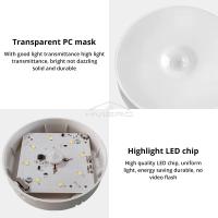 Lámpara Nocturna Inalámbrica Con Sensor De Movimiento 8LED Para Dormitorio Decoración De Pared Escalera Armario Closet Luz De Lectura - details 12