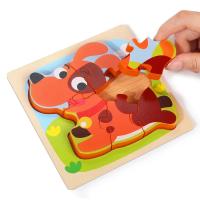 Puzzle De Madera 3D Para Bebés Juguete Educativo Montessori Aprendizaje Infantil Tangram Formas Animales Y Vehículos Juego Cognitivo - details 8