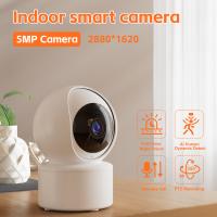 Cámara De Seguridad IP WiFi Inalámbrica 5MP 5G Con Visión Nocturna Y Rastreo Automático AI Monitor De Bebé Sistema De Vigilancia Doméstica Interior - details 1