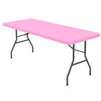 Mantel De Spandex Elástico 1 Pc 4/6/8ft Cubierta De Mesa Rectangular Lavable Y Resistente a Arrugas Para Patio Moderno - details 4