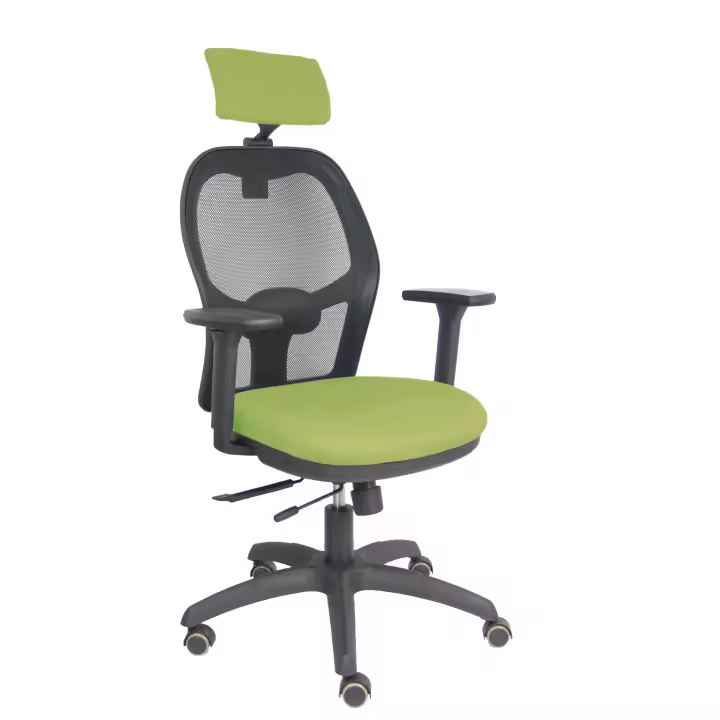 Silla Ergonómica Piqueras Y Crespo con Malla Transpirable y Brazos Regulables en Tejido BALI Verde Oliva - 1
