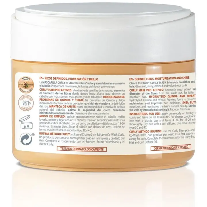 Mascarilla Curly Rizos Definidos Hidratación Brillo 300 Ml - 1