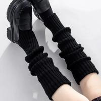 Calentadores De Pierna Para Mujer Y2K Japonés Lolita Calcetines Largos De Lana Tejidos Cubierta De Pie Guantes De Invierno Calcetines De Punto Grueso Para Otoño E Invierno - details 4