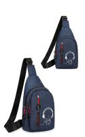Bolsa De Pecho Para Hombres De Gran Capacidad Unisex Para Deportes Al Aire Libre Y Ocio Estilo Crossbody Monedero De Nylon - details 21
