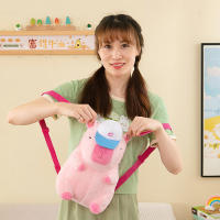 Mochila De Peluche Capybara Kawaii Moda Muñeco Peluche Bolsa De Hombro Para Niños Bolsa Miniatura Regalo Para Novia - details 16