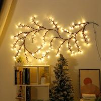 1PC Luz De Ramas De Árbol Con 96 LEDs Para Decoración De Escritorio Pared Fiesta Hogar USB Iluminación Nocturna Con 8 Modos DIY Vine Light - details 1