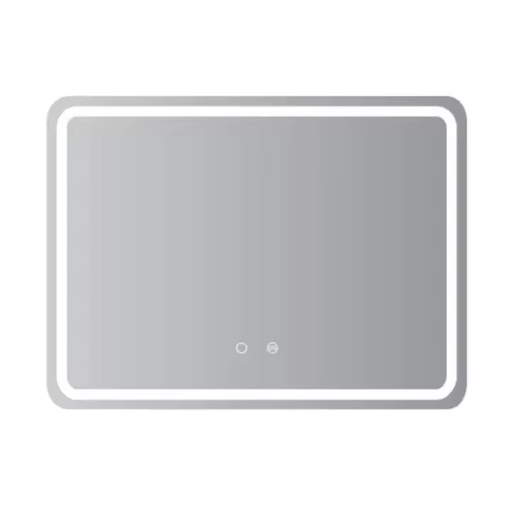 LEDIMEX GRECIA GREC013/100 Espejo rectangular con esquinas biseladas que posee doble sensor de movimiento 100x80 - 1