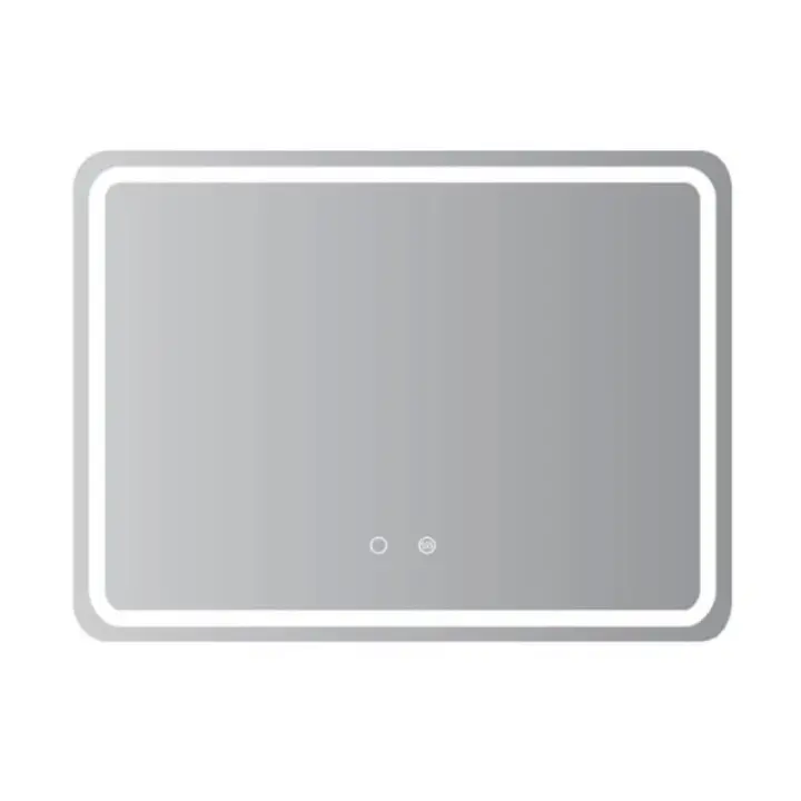LEDIMEX GRECIA GREC013/70 Espejo rectangular con esquinas biseladas que posee doble sensor de movimiento 70x80 - 1