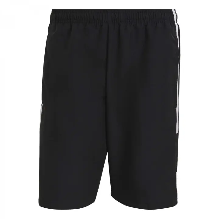 Adidas Squadra 21 Downtime Woven Short M GK9557 – Pantalón corto con tejido resistente y ligero, diseñado para mantener la comodidad y la frescura en momentos de descanso, entrenamientos ligeros o uso diario. - 1