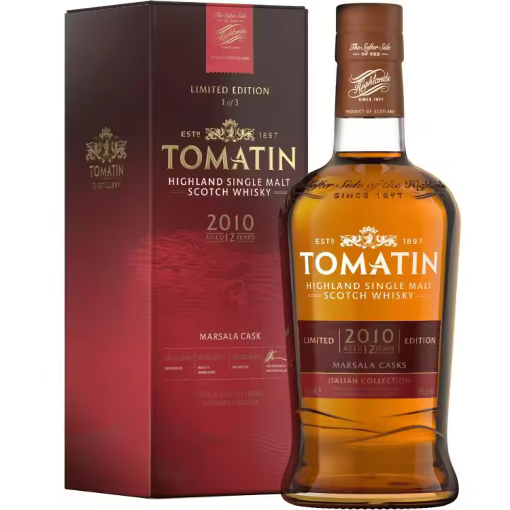 TOMATIN SINGLE MALT WHISKY ITALIAN COLL. MARSALA - 1