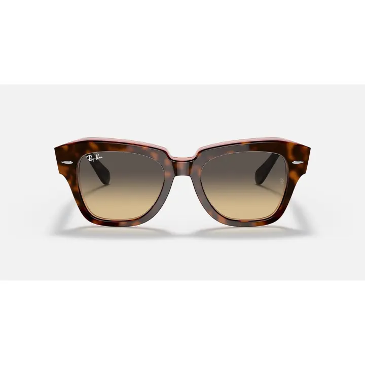 Gafas de Sol Ray-Ban Original Wayfarer State Street, Modelos 0RB2186 901/31 Negro , 0RB2186 1292B1 Havana Gris y 0RB2186 1324BG Hvana Rosa, calibre 49mm - 1