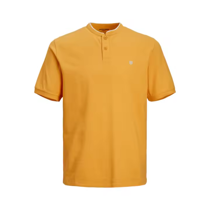 JACK&JONES 12237844 JPRBLASAINZ SS MAO POLO Hombre Polo Camiseta Top TS Cuello 29034 - 1