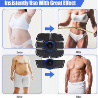 Entrenador De Músculo Abdominal Sin Cable Estimulador Muscular EMS Para Caderas Brazos Piernas Cuello Shaping Fitness Masajeador Unisex - details 5