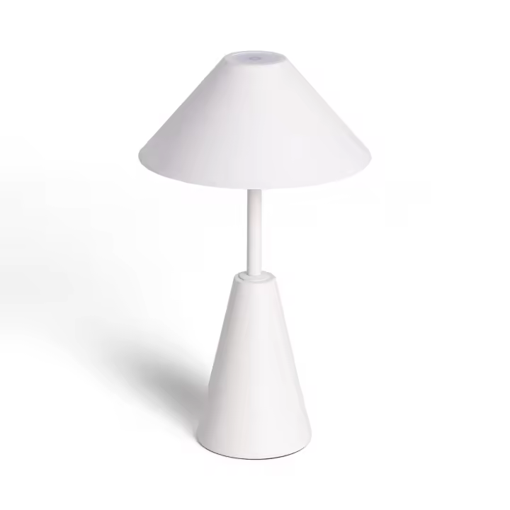 Ledkia Lámpara de Mesa LED Portátil para Exterior Metal con Batería Recargable Chamle Negro - 1