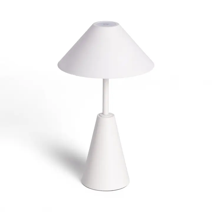 Ledkia Lámpara de Mesa LED Portátil para Exterior Metal con Batería Recargable Chamle Negro - 1