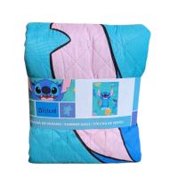 Colcha de Verano Infantil Stitch Azul Piña | 170x260 cm | Cama 90 cm | Ligera y Acolchada | Mecatienda - details 1