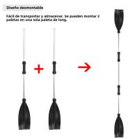 Palo Flotante Alegre De 125cm Desmontable Aleación De Aluminio Para Barco Kayak Remolino Canoa Ambas Terminales Portátiles - details 7