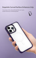 VOKAMO Funda Transparente y Borde de Color con Anillo Magnético Compatible con MagSafe para iPhone 15, iPhone 15 Plus, iPhone 15 Pro, iPhone 15 Pro Max de Alta Calidad y Muy Resistente a los Golpes - Varios Colores - details 6
