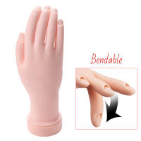 2Pcs Modelo De Mano Flexible Y Suave Para Practica De Uñas Herramientas De Manicura Para Entrenamiento En Salón De Belleza - details 4