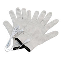 EMS Electrodo Físico Con Cable Guantes Calcetines Para Masaje Terapéutico Relajación Estimulación Muscular Accesorios De Equipo - details 7