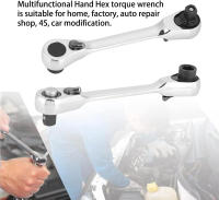 Llave De Enchufe Doble Cabeza 2 En 1 Mini Llave De Destornillador Con Mango 72 Dientes Herramienta Rápida Para Instalación - details 15