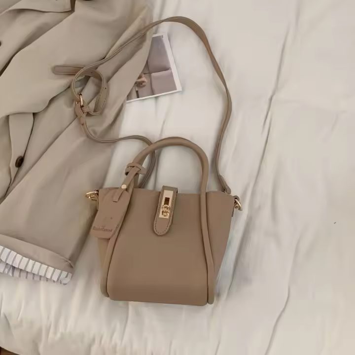 Bolso Niche, bolso tipo cubo portátil de moda versátil de otoño para mujer, bolso bandolera de hombro a la moda - 1