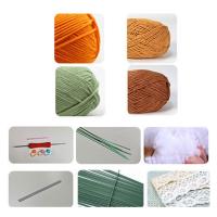Kit De Inicio Para Crochet De Tulipanes Hechos a Mano DIY Para Adultos Y Niños Con Plantas En Macetas Herramienta Textil Para Mujeres - details 2
