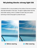 Gafas De Natación Profesionales Para Adultos Anti-bufo Protección UV Impermeables Ajustables Con Lente De Silicona Para Hombres Y Mujeres - details 3
