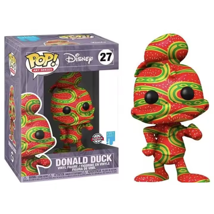 Funko Pop! Disney: Art Series - Pato Donald Artístico Exclusivo + Caja Protectora, 55675, Nº27 - 1