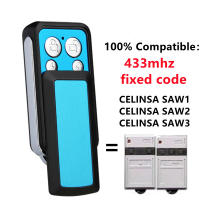 Control Remoto De Puerta De Garaje 433MHz Para SAW Código Fijo 433.92mhz Comunicación RF 4 Canales Envío Directo - details 2