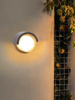 Lámpara De Pared Moderna Y Sencilla LED Para Exterior Impermeable IP65 Decorativa Para Jardín Puerta De Villa Balcón Luz De Pasillo Auto Contenida Sin Bombillas Incluidas - details 1