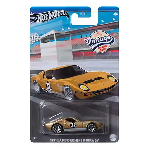 Hot Wheels 1971 Lamborghini Miura SV Vintage 4/6 Mattel HRV03 - 1