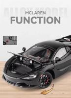 McLaren 720s Super Deportivo De Escala 1/24 En Aleación De Metal Modelo De Simulación Con Sonido Y Luz Juguete Retroalimentado Para Niños Regalos - details 8