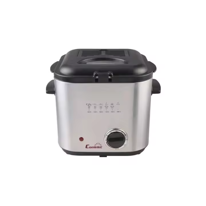 COMELEC Freidora Eléctrica FR1262 - 1.2 L - 850W - Tapa con Visor de Cristal - Muebles y Electrodomesticos Contreras - 1