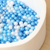 Pelotas Multicolores para Piscina y Parque Infantil, 5,5 cm, Sin BPA – Pack de 50 a 800 Unidades, Azul Nácar, Celeste y Perla | Bolas de Juego Seguro para Niños y Bebés, Ideales para Piscinas, Playground y Espacios Acuáticos - details 2