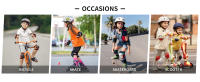WOSAWE Conjunto De Armadura Completa Para Niños 5-10 Años Motocross Ropa Deportiva Para Skateboarding Esquí Equipamiento De Armadura Unisex - details 9