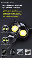 Linterna Frontal LiitoKala Owl LH-208 Recargable Con Batería AAA Ni MH Intercambiable Y Clip De Gorra Impermeable Para Actividades Al Aire Libre - details 11