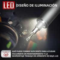 Set De Destornilladores Eléctricos De Precisión 75 En 1 3.7V Con Luz LED Y 71 Piezas De Destornilladores Magnéticos Herramientas Profesionales Para Reparación DIY - details 1
