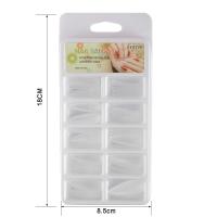 100pcs/Box Uñas Postizas De Acrílico Transparentes Y Sin Salientes Con Forma De Agua Para Extensión De Manicura Herramientas De Uñas T-tipo - details 6