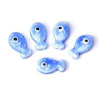 10pcs Cuentas De Cerámica En Forma De Pez Para Fabricación De Joyas Pulseras Y Collares Accesorios De Encanto Coloridos - details 16