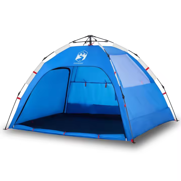 vidaXL Tienda de playa 2 personas impermeable apertura rápida azul - 1